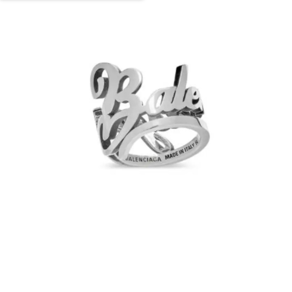 Balenciaga Silver Statement Ring Brand New Authentic